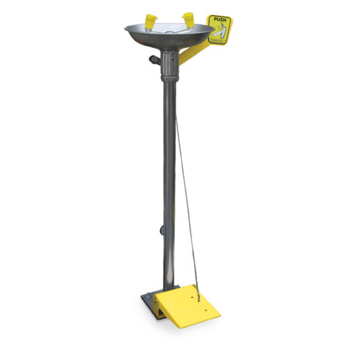 CAMFLO Eye Wash, Pedestal, Hand and Foot Operated