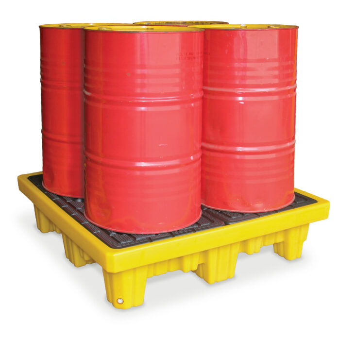 SpillSafe Four Drum Pallet (Square)