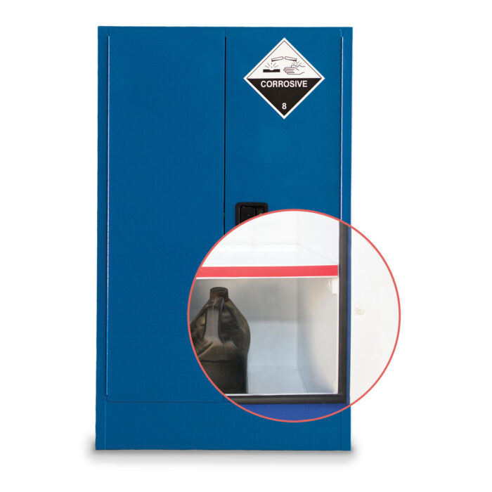 SpillSafe 250L Poly Lined Corrosive Safety Cabinet