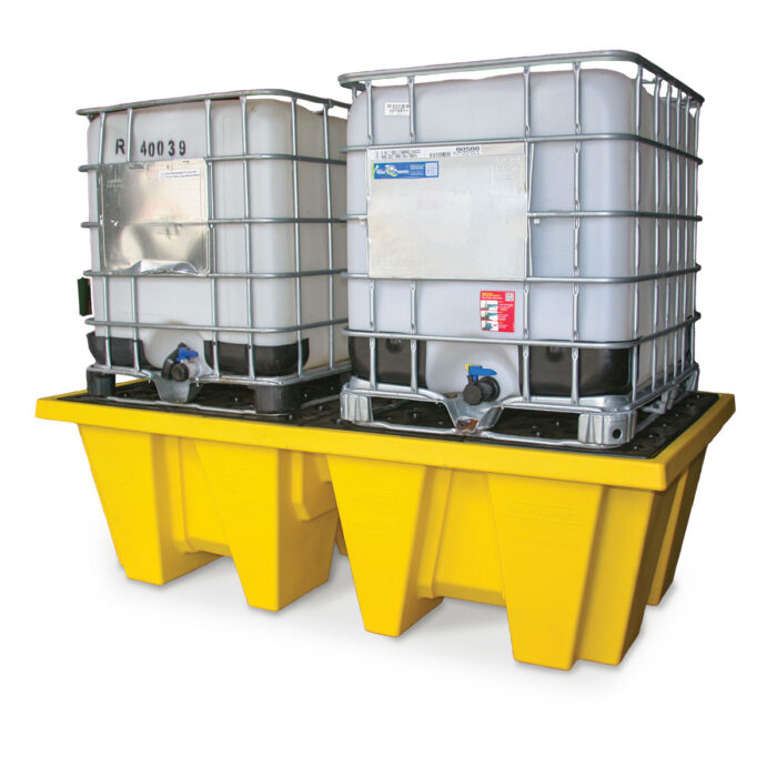 DrumSmart Double 1100L IBC Containment Pallet - Polyethylene - Image 2